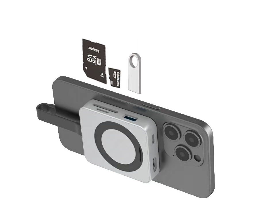 Multifunction M.2 Magnetic Rotating Bracket SSD Enclosure