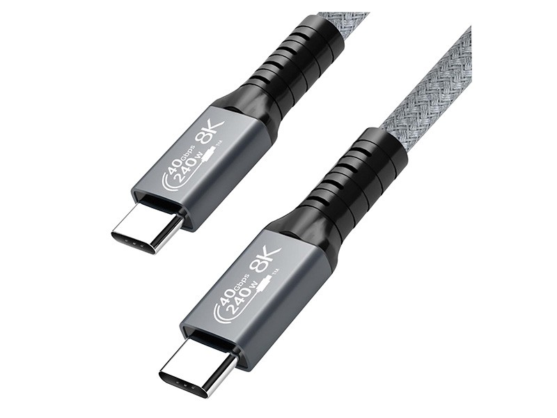 USB-C TO USB-C Cable Supports 240W 40Gbps 8K*60HZ （YFC-CB105)）